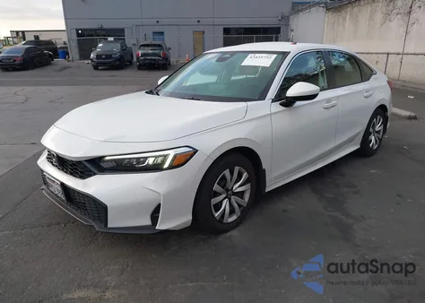 2025 Honda Civic Lx from USA, damaged, VIN 2HGFE2F25SH533168